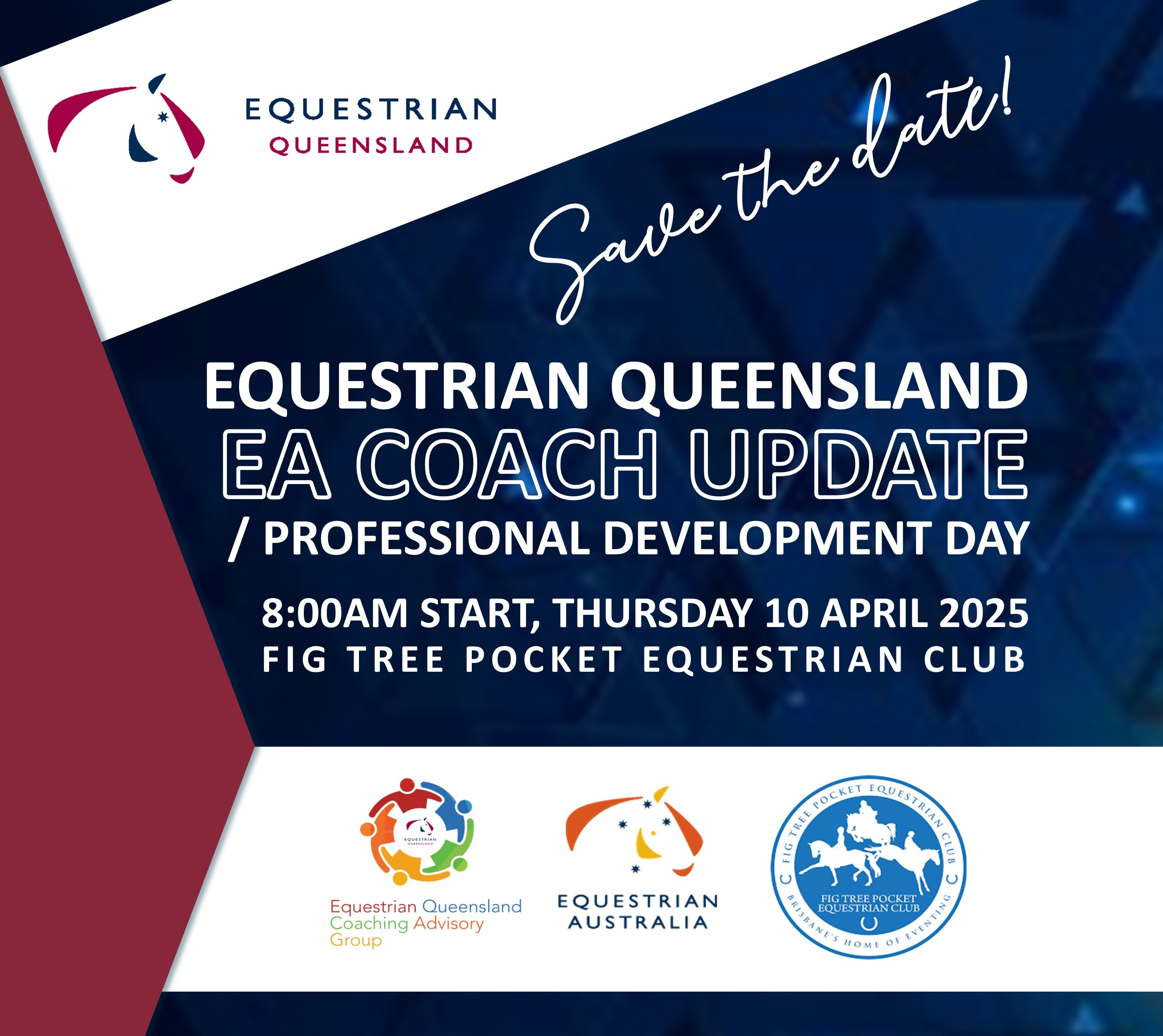 EQ Coach Update / Professional Development Day Equestrian Queensland